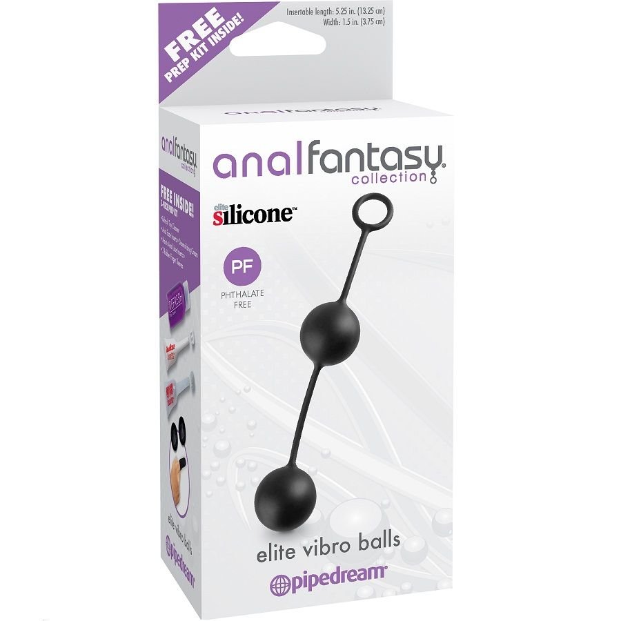ANAL FANTASY VIBRO-BOLAS ANALES ELITE - Verde, Extra Large