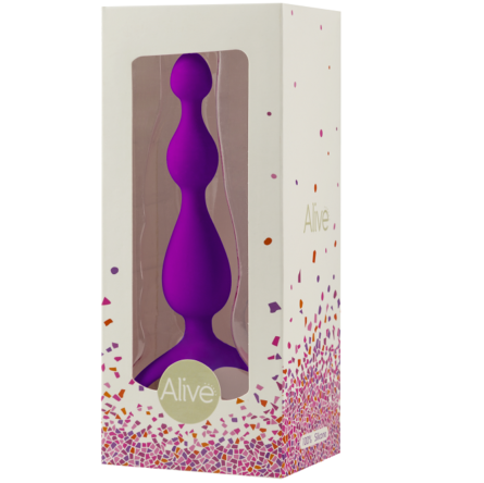 ALIVE BULLET PLUG SILICONA LILA 12CM - Imagen 2